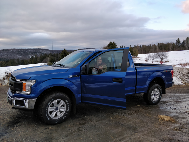 It feels bigger than it is, which is bigger than the Tacoma, so it feels Huge, but it’s only not-small...